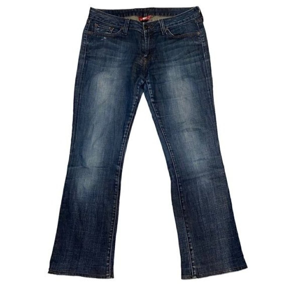 Lucky Brand by Gene Montesano Lauren Blue Denim Boot Cut Jeans Size 10